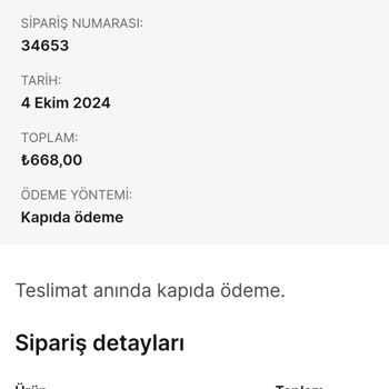 Eksik Ürün ve İletişimsizlik Sorunu