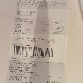 Rossmann'da Para İadesi Sorunu ve Yetersiz Hizmet