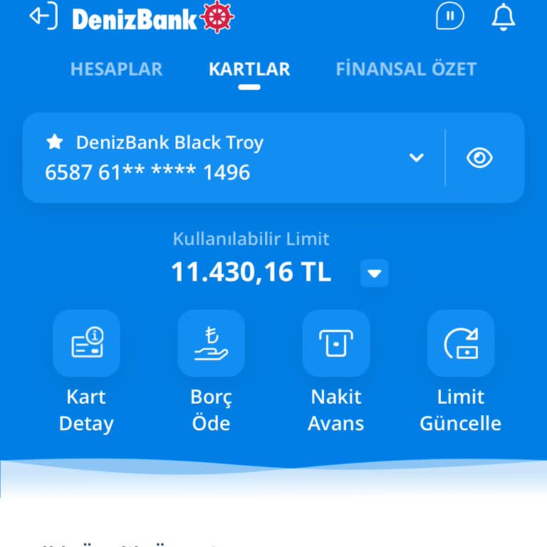 Denizbank Kredi Kartı Üyelik Ücreti İadesi Talebi