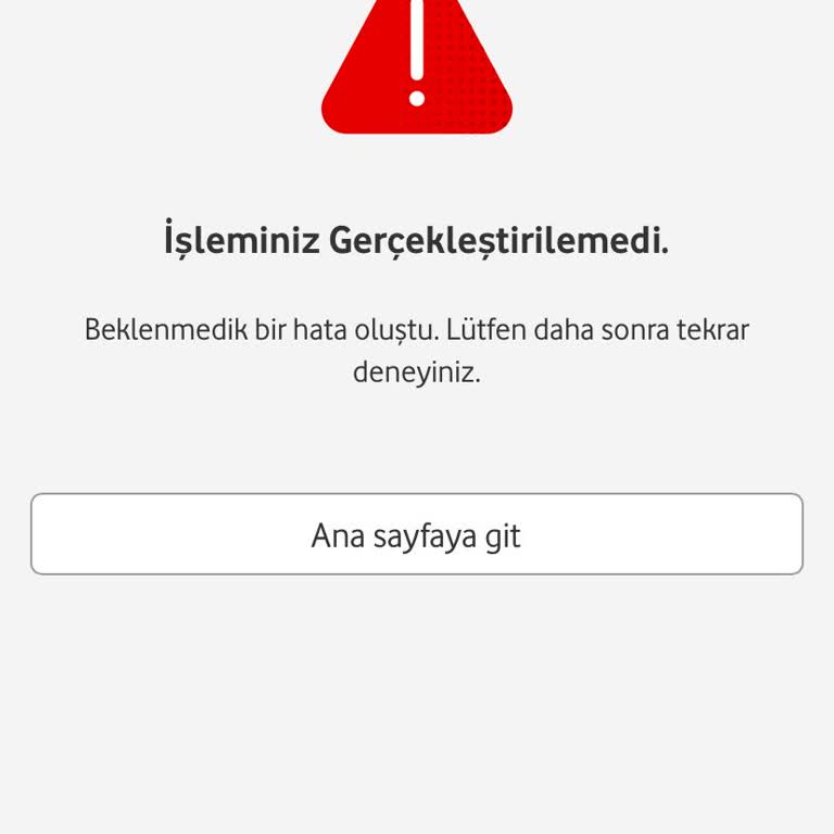 Vodafone'dan Alacaklıyım Ama İade Alamıyorum