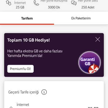 Vodafone Tarifelerinde Haksız Fiyatlandırma!