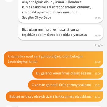 Garanti Kapsamındaki Ürün Kırıldı ve Hakaret İçerikli Mesajlar Aldım
