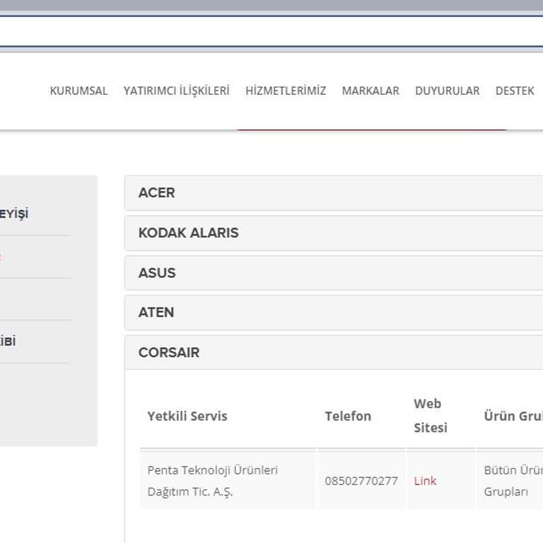 Corsair kulaklık servis desteği karmaşası