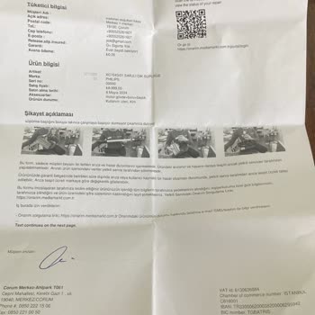Garanti Sürecinde Memnuniyetsizlik ve Ürün İadesi Talebi
