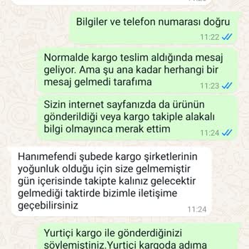 Kargo Takip Numarası ve İletişim Sorunu Yaşanıyor