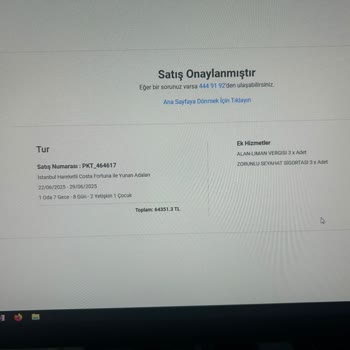 Satın Alınan Turun İptaliyle Yaşanan Mağduriyet