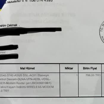 Asus Modem Değişim Garantisi Sorunu