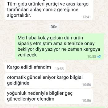 Kargo Gönderilmeyen Sipariş ve İletişim Engeli