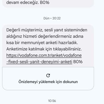 Vodafone Nakil İşlemi Sorunu ve İptal Mesajları