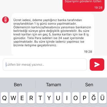 Geciken Para İadesi ve Yetersiz Destek