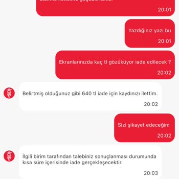 Geciken Para İadesi ve Yetersiz Destek