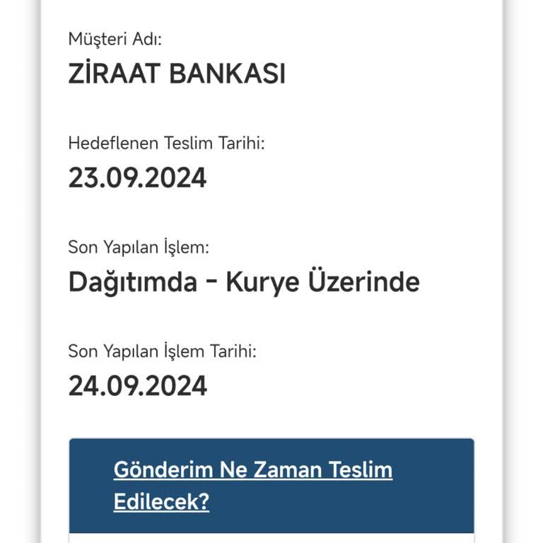 Ziraat Bankası Kart Teslimatında Büyük Sorun