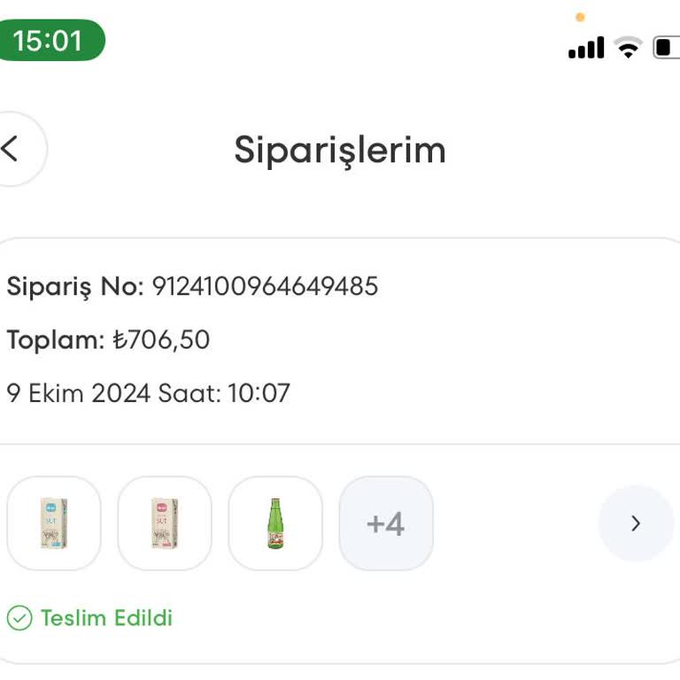 A101 Kapıda Uygulaması Teslimat Sorunu