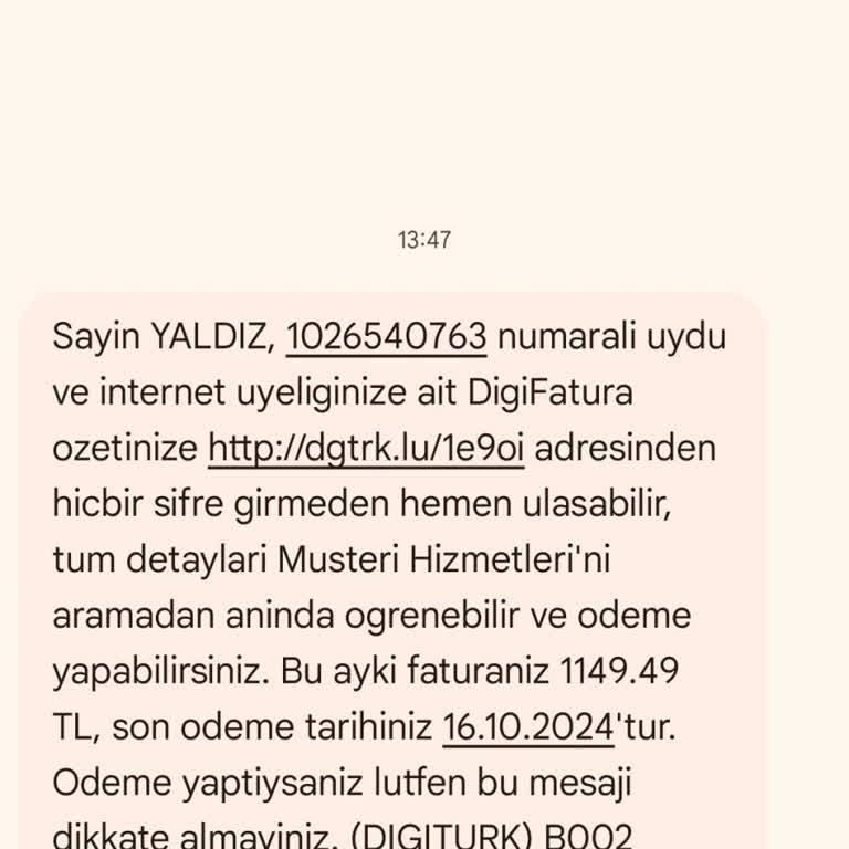 Yanlış Paket Kodu ve Fatura Şoku!