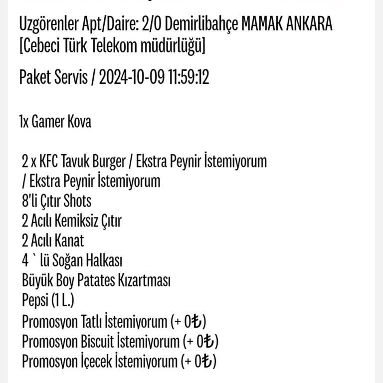 Eksik Ürün ve İletişim Sorunu