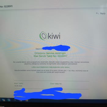 Kiwi Marka Mop Temizleyici Servis Sorunu