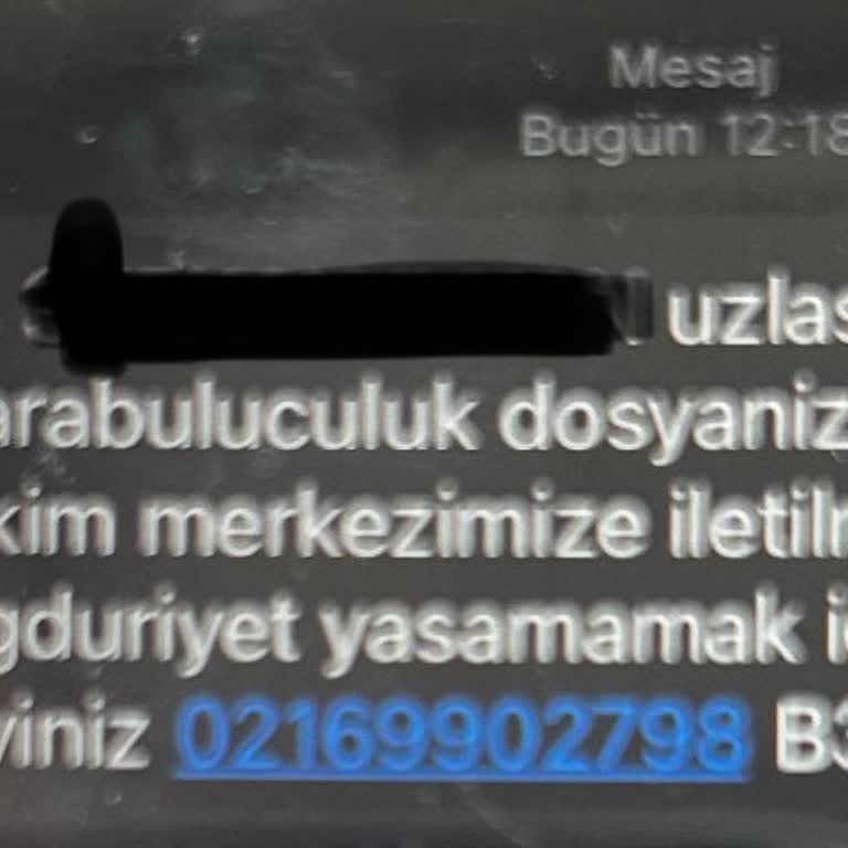 Mesajla Yanıltma Girişimi!