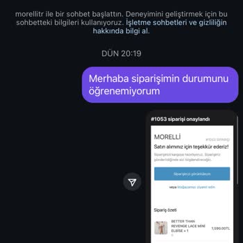 Sipariş Takibi ve İletişim Sorunu Yaşıyorum
