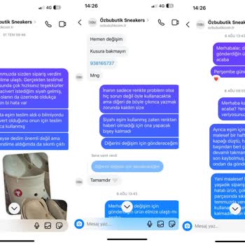 Yanlış Renk, Kusurlu Ürün ve İletişimsizlik Sorunu
