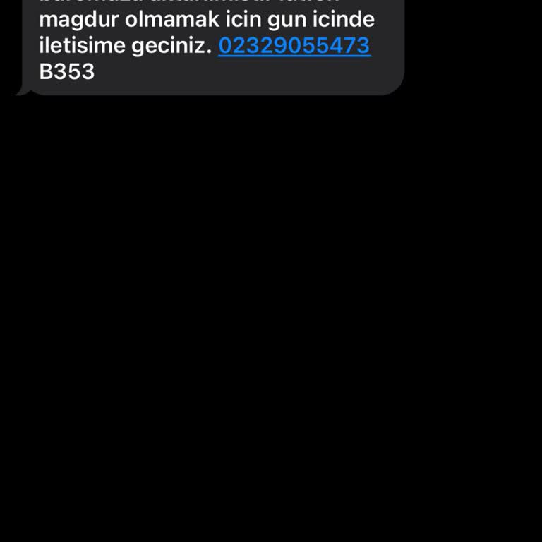 T. Uzlaşma (SMS) Şikayeti!