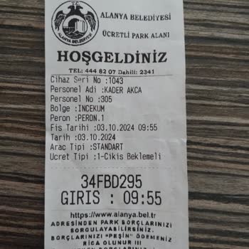 Haksız Otopark Ücreti ve İletişim Sorunu