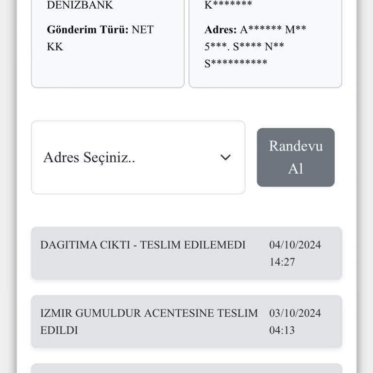 Denizbank Kartımın Teslimat Sorunu ve İletişim Engelleri