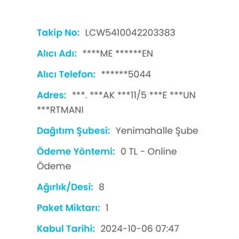 Kargo Teslimatında Yanıltıcı Bilgilendirme ve İletişim Sorunu