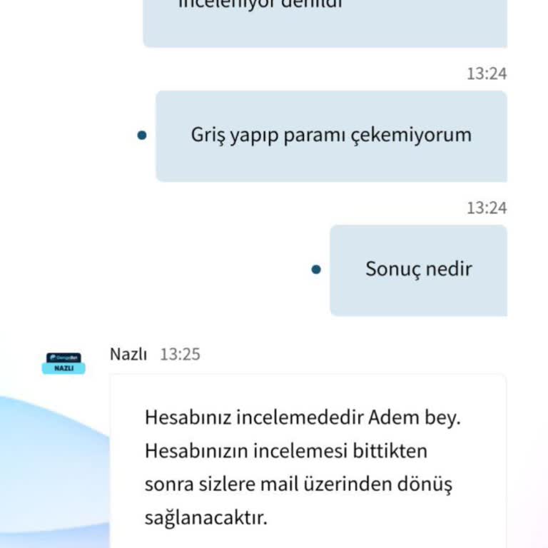 Kazandığım Paranın Ödenmemesi ve Hesabımın Kapatılması