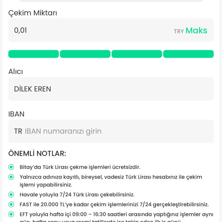 Bitay'da Para Çekim Sorunu ve İletişimsizlik