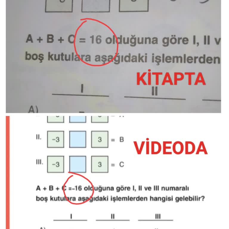 Matematik Kitabındaki Hatalar ve Eğitmen Sorunu