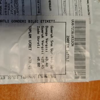 Amazon Gümrük Ücreti İadesi Sorunu