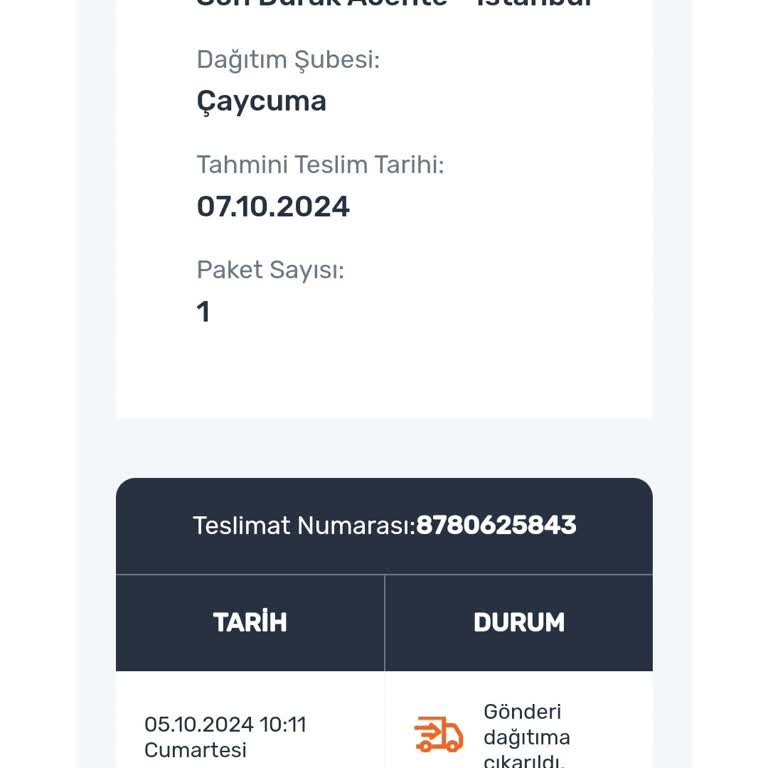 Teslim Edilmeyen Kargo Ve Saygısız Müşteri Hizmeti