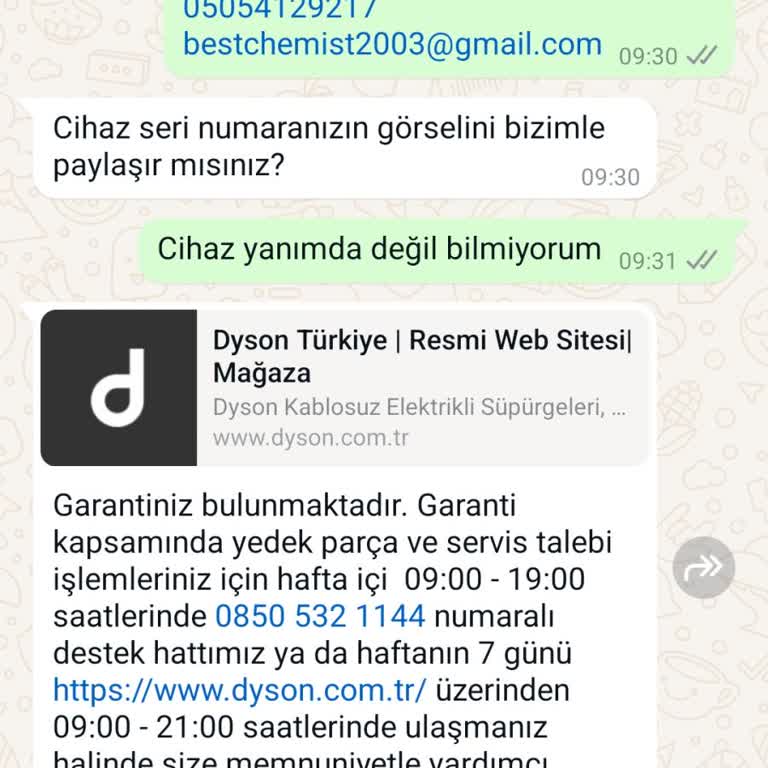 Dyson Servisinde Garanti Kapsamı Ve Ödeme Sorunu