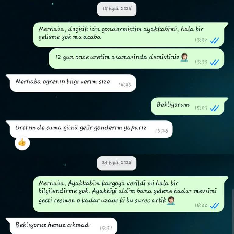 Mundos'tan Ayakkabı Değişimi Kabusu