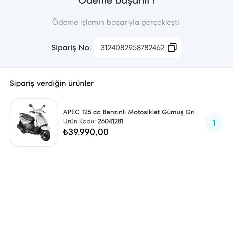 A101 Motosiklet Siparişimde Bilgi Eksikliği Ve Gecikme