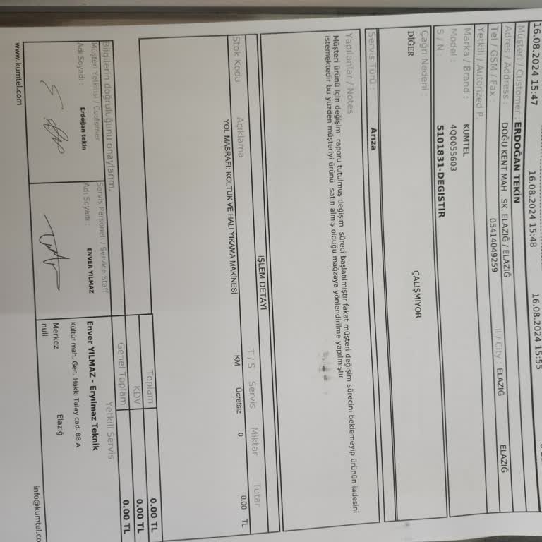 BİM'den Alınan Halı Yıkama Makinesi Sorunu