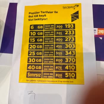 Yanıltıcı Bilgilerle Geçiş Yaptırılan İnternet Paketi