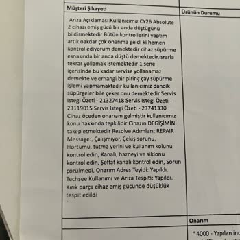 Dyson Süpürgem Sürekli Arızalanıyor, Değişim Talebim Reddediliyor