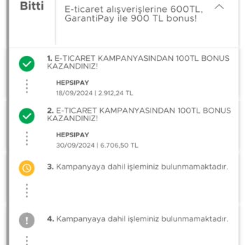 Garanti Bankası Kampanya Şartlarını Yerine Getirmiyor
