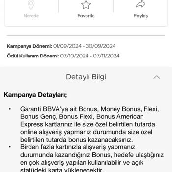 Garanti Bankası Kampanya Şartlarını Yerine Getirmiyor