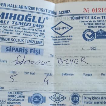 Halı Yıkama Hizmetinde Hayal Kırıklığı