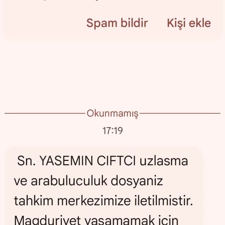 Asılsız Suçlamalar Ve İstenmeyen Mesajlar