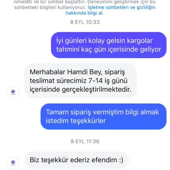 Sipariş Teslimatında Büyük Gecikme Ve Yanıltıcı Bilgilendirme