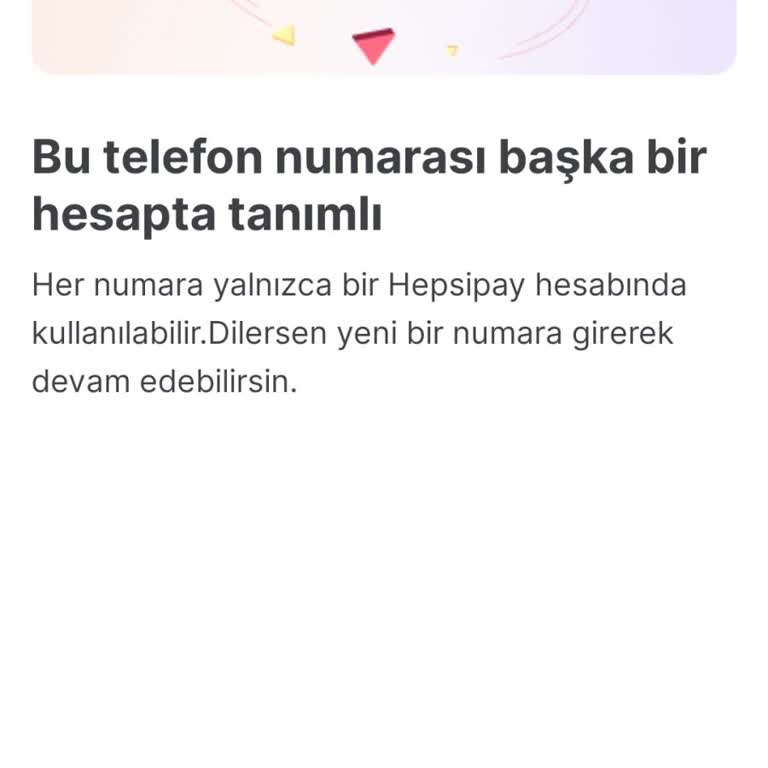 Hepsipay Hesabına Giriş Sorunu Ve Telefon Numarası Çakışması
