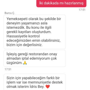İptal Edilemeyen Sipariş Ve Kullanılamayan Kupon