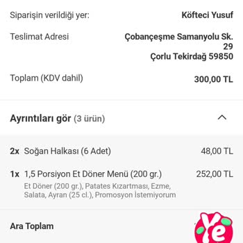 İptal Edilemeyen Sipariş Ve Kullanılamayan Kupon