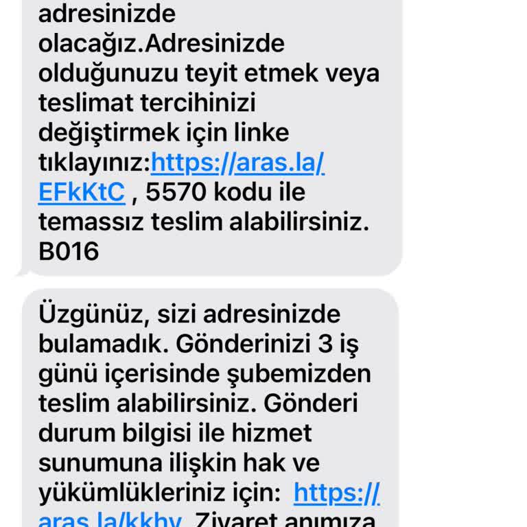Aras Kargo'nun Teslimat Sorunu Ve Müşteri Hizmetleri Eksikliği