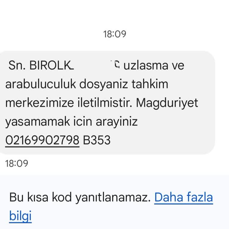 Yanıltıcı SMS İle Mağduriyet Tehdidi