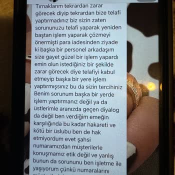 Nişantaşı'nda Tırnak Hizmeti Fiyaskosu