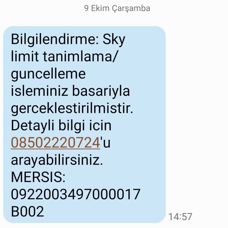 İzinsiz Limit Tanımlama Mağduriyeti